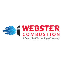 Webster Combustion HVAC manufacturer logo.